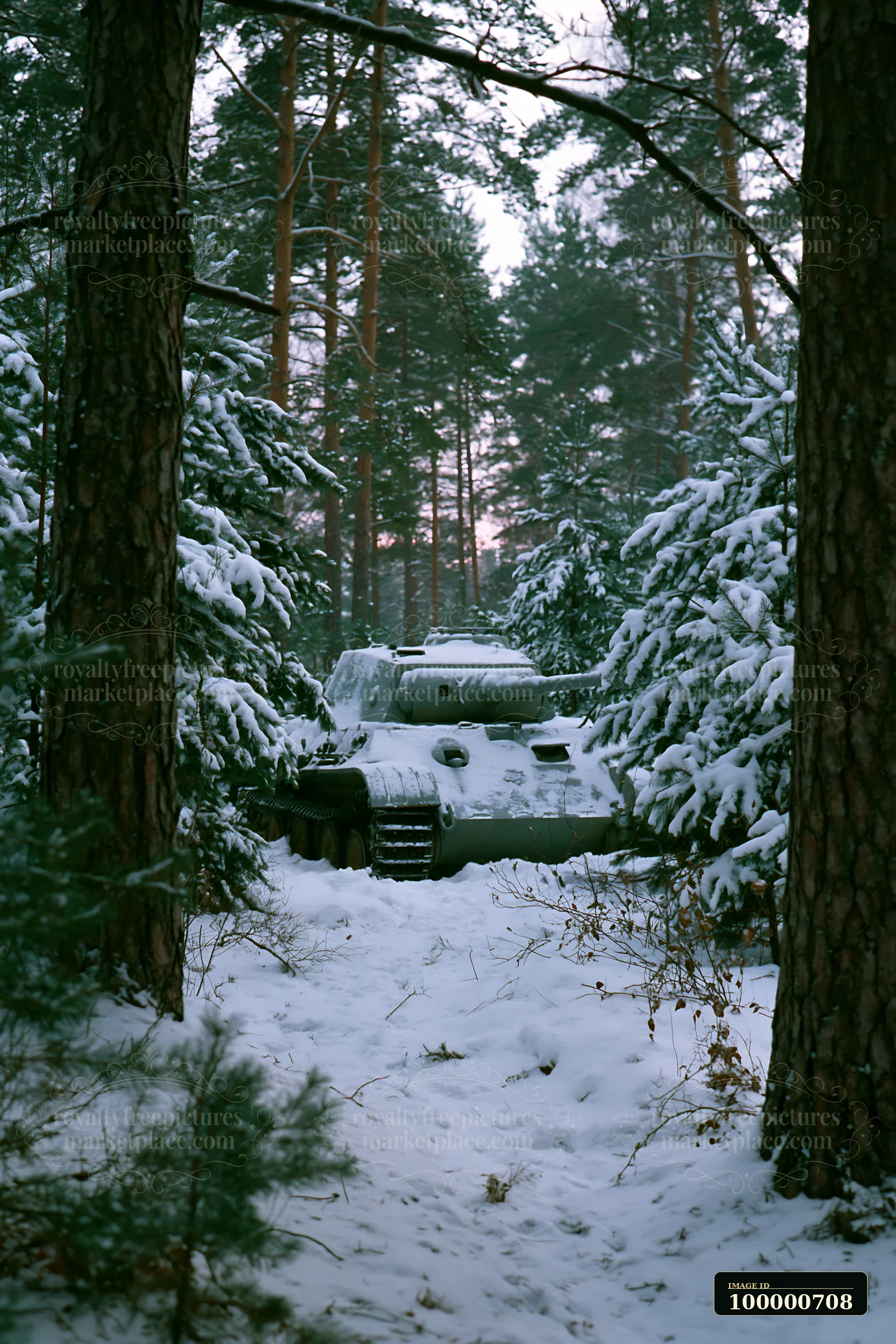 A rare dog breed relaxing by fireplace in a wooden cabin surrounded by snow-covered trees.